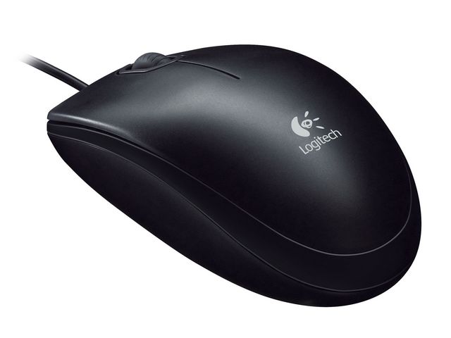 Muis Logitech B100 Zwart