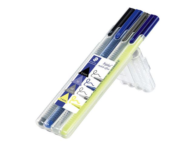 Multiset Staedtler Triplus etui 4/pk10