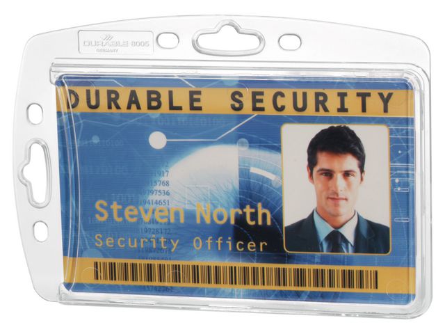 Naambadge Durable 8905 85x54 z.bev/pk10