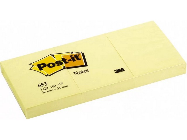 Notitieblok Post-It 38x51mm kan.gl/pk12