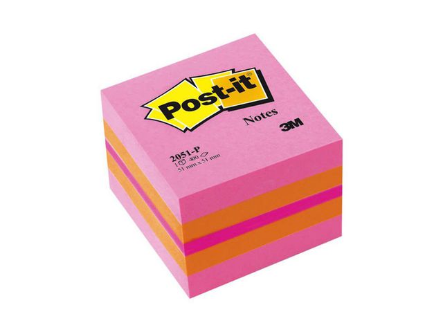 Notitieblok Post-it 51x51 roze