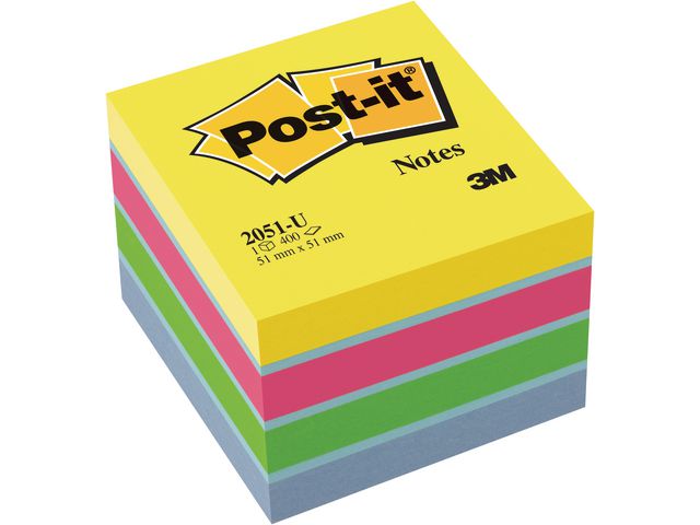 Notitieblok Post-It 51x51 ultra/bl400v