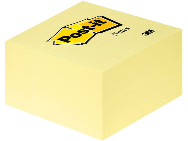 Notitieblok Post-It 76x 76mm geel/bl450v