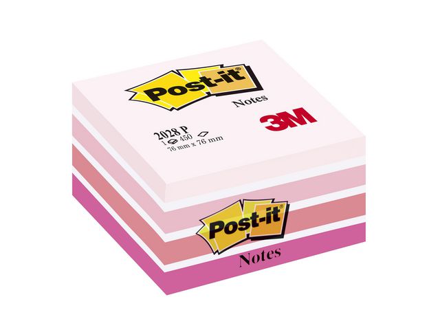 Notitieblok Post-It 76x76 pastel rz/450v