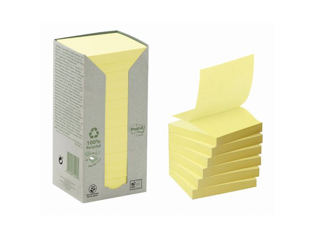 Notitieblok Post-it Z rec 76x76 gl/pk16