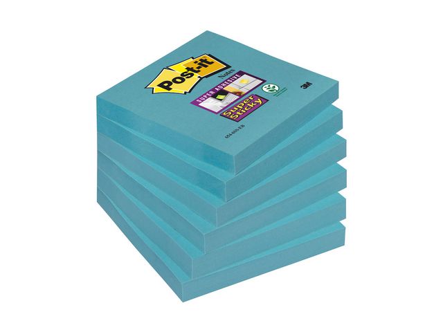 Notitieblok Super Sticky 76x76 el.bl/pk6