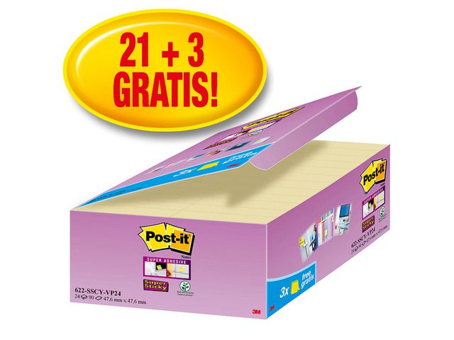 Notitieblok SuperSt 47,6x47,6 kan.gl/24