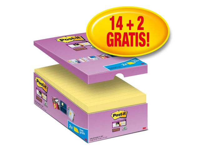 Notitieblok SuperSticky 76x127 kan.gl/16