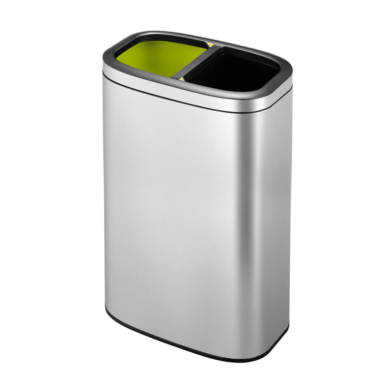 OLI-Cube Open Top Recycler Bin 20+20 ltr, EKO