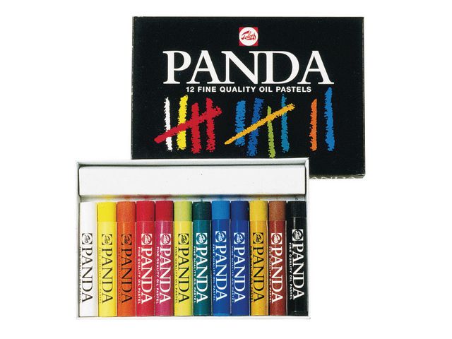 Oliepastels Talens Panda /pk12