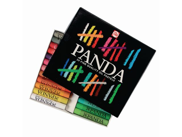 Oliepastels Talens Panda /pk24