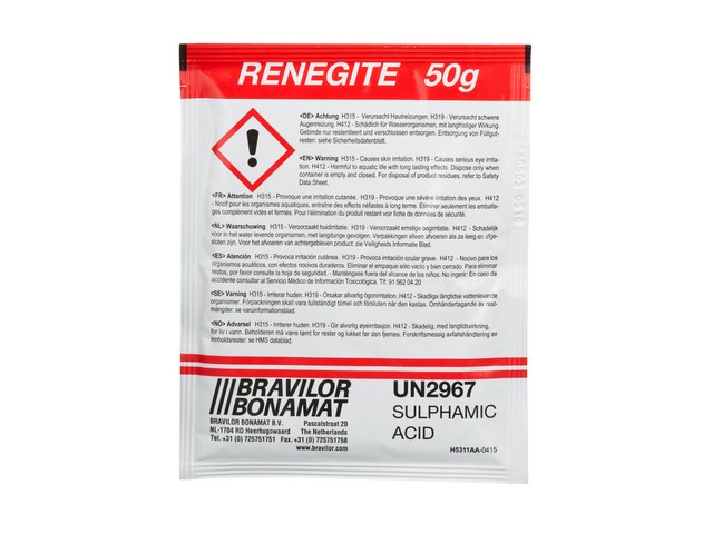 Ontkalker Renegite koffiemach. 15st/ds4