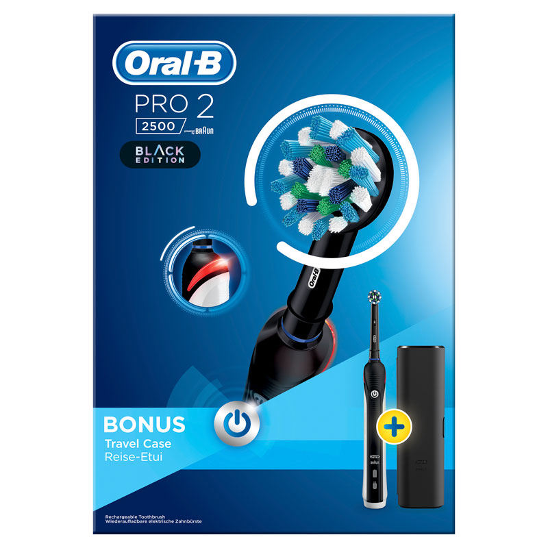 Oral-B Pro 2 2500 CrossAction Oplaadbare Elektrische Tandenborstel Powered By Braun