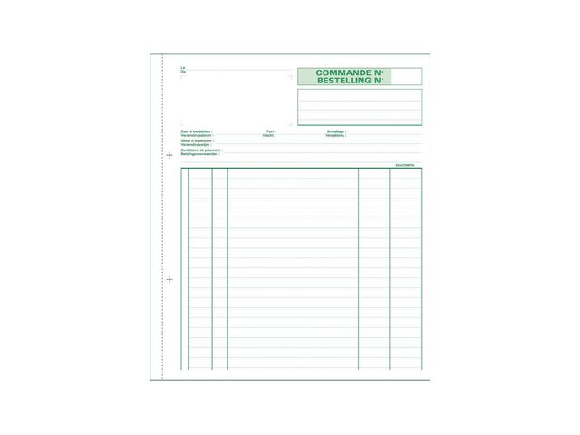 Orderboek Bestell FR-NL 21x18 3x50/pk 5