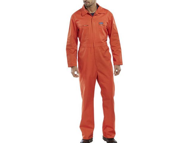 Overall Super Click oranje 36