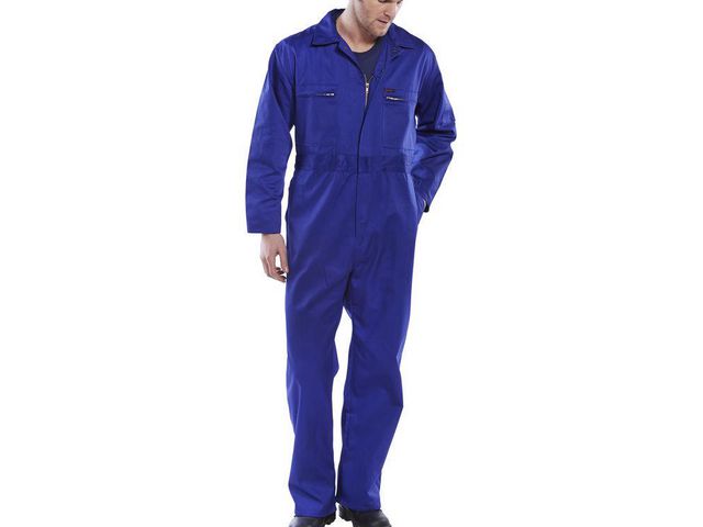 Overall Super Click royal blauw 36