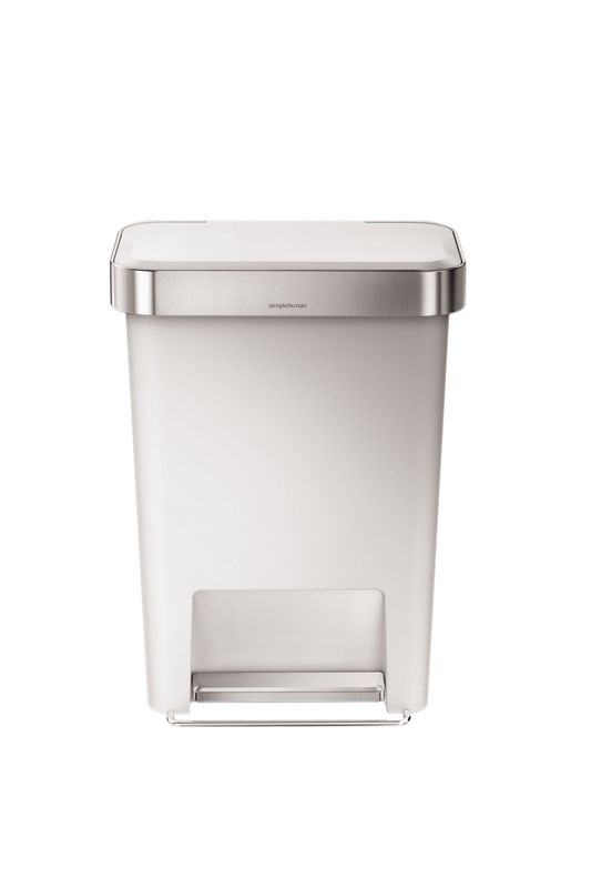 Pedaalemmer Rectangular Kunststof met Liner Pocket 45 ltr, Simplehuman