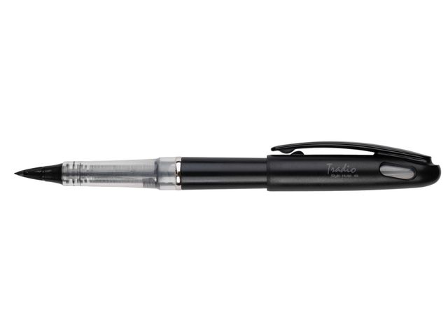 Pentel Tradio Stylo TRJ50 zwart/pk 12