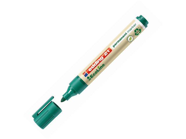 Permanent marker edding 21 eco groen/d10