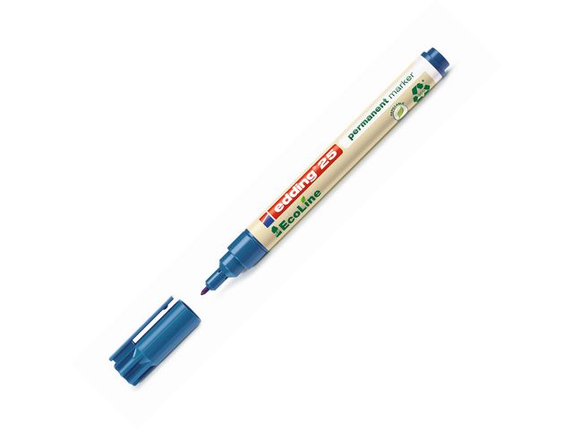 Permanent marker edding 25 Eco blauw