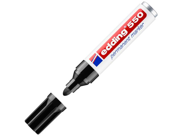 Permanent marker edding 550 3-4mm zw/d10