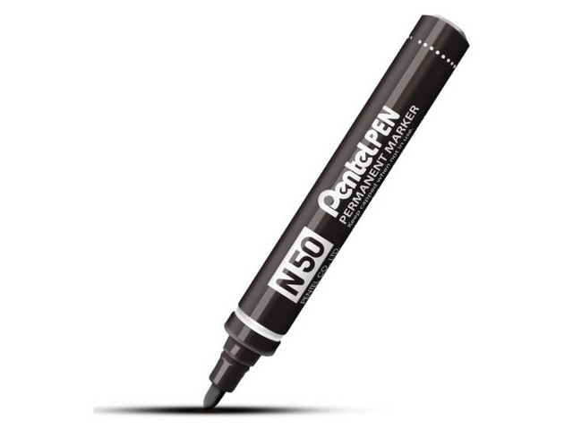 Permanentmarker Pentel N50 1,5-3 zw/pk12