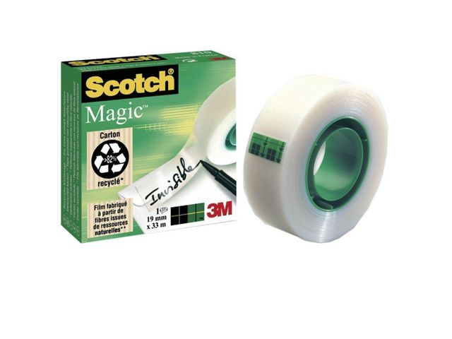 Plakband magic Scotch 810 12mmx33m