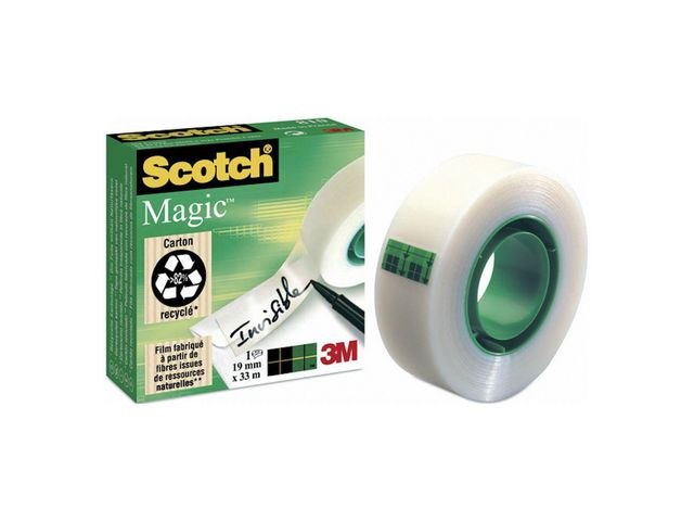 Plakband magic Scotch 810 19mmx33m/pk6rl