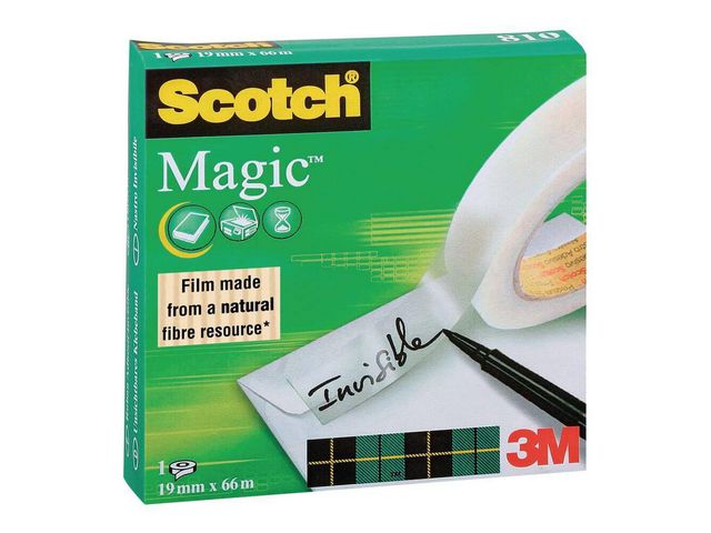 Plakband magic Scotch 810 19mmx66m