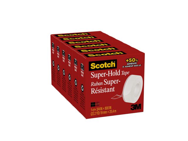 Plakband Scotch SH 19mmx25,4m/pk6rl