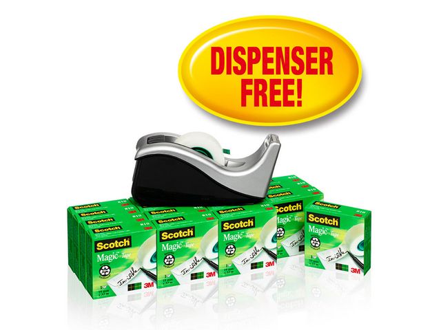 Plakbanddispenser Scotch C60 (+16tape)zi