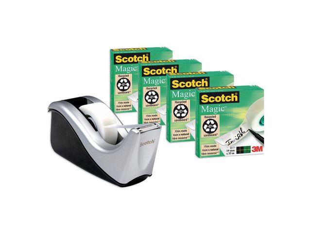 Plakbanddispenser Scotch C60 (+4tape) zi