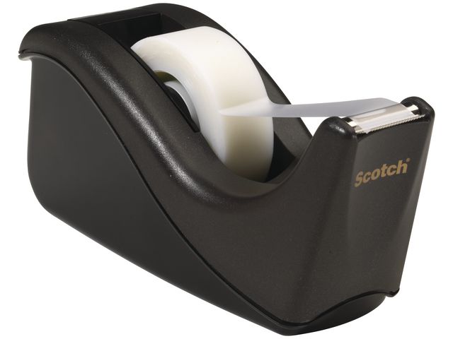 Plakbanddispenser Scotch C60 (+4tape) zw