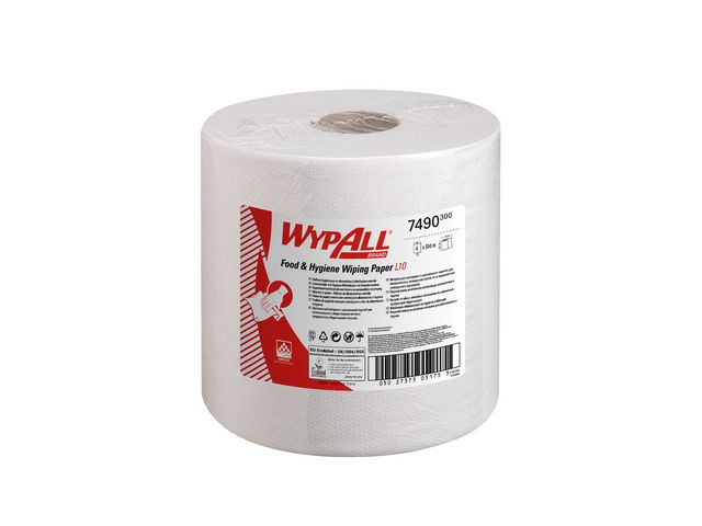 Poetsdoek Wypall L10 1L wt/pk6rolx630v