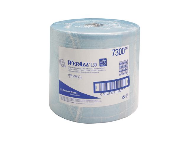 Poetsdoek Wypall L30 2L blauwl/rl 500v