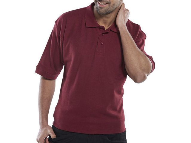 Poloshirt bordeaux L