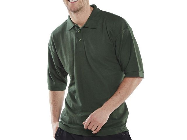 Poloshirt flessengroen L