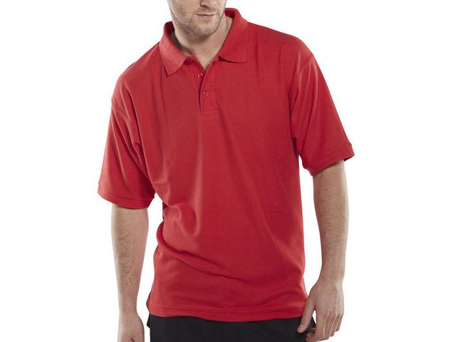 Poloshirt rood L