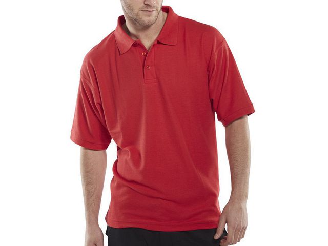 Poloshirt rood M