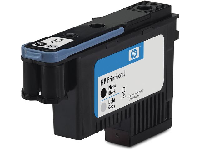 Printkop HP C9407A zwart en lichtgrijs