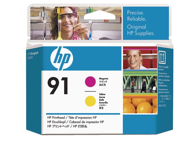 Printkop HP C9461A Type 91 magenta/geel