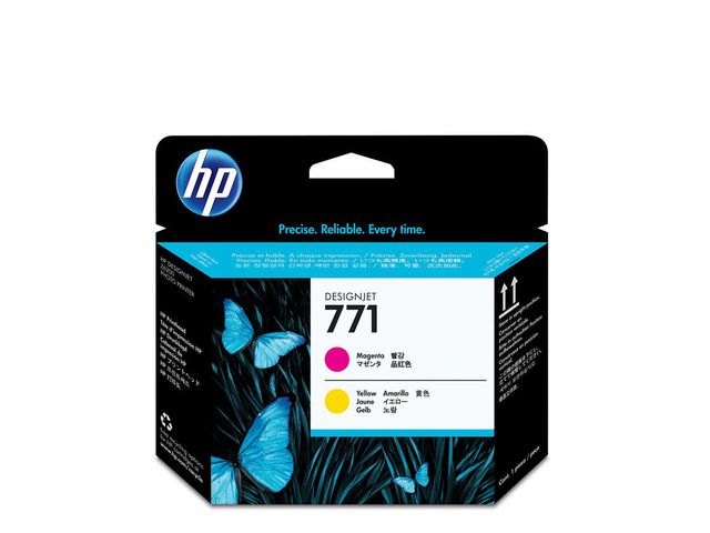 Printkop HP CE018A magenta/geel