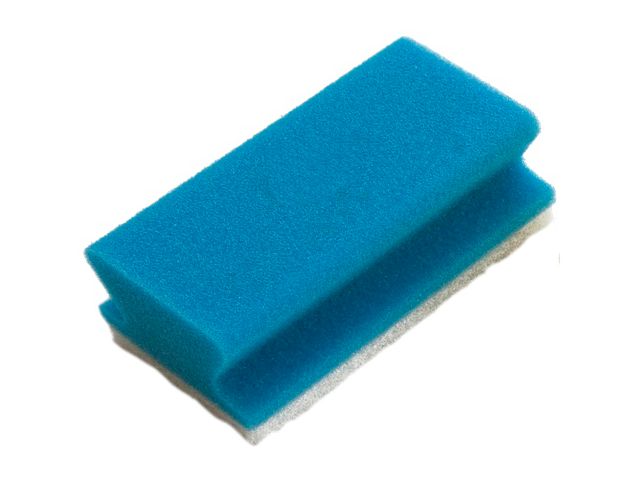 Reinigingsspons Taski blauw/pk 10