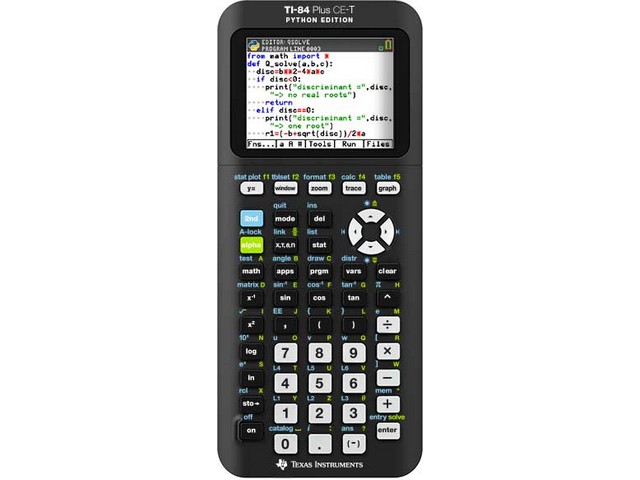 Rekenmachine TI-84 Plus CE-T Python doos