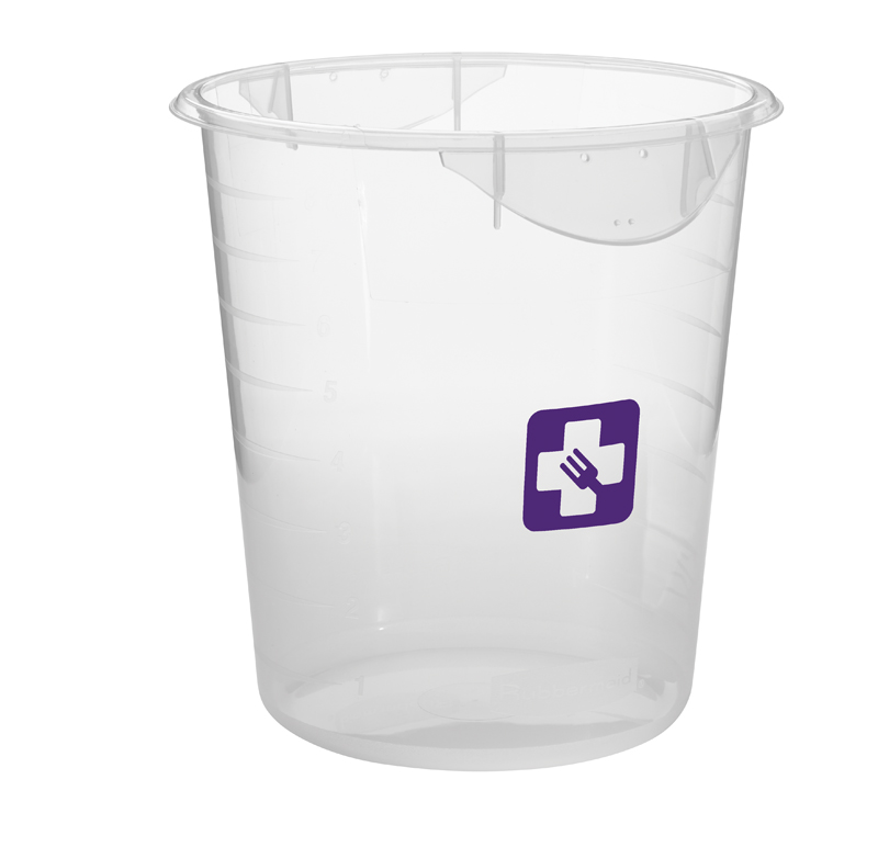 Ronde voedselcontainer 7,6 ltr Allergenen, Rubbermaid