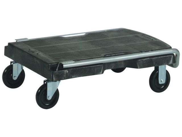 Rubbermaid Mobile trolley Triple zwart