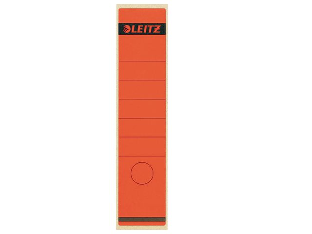 Rugetiket Leitz 1640 lang-breed rood/p10