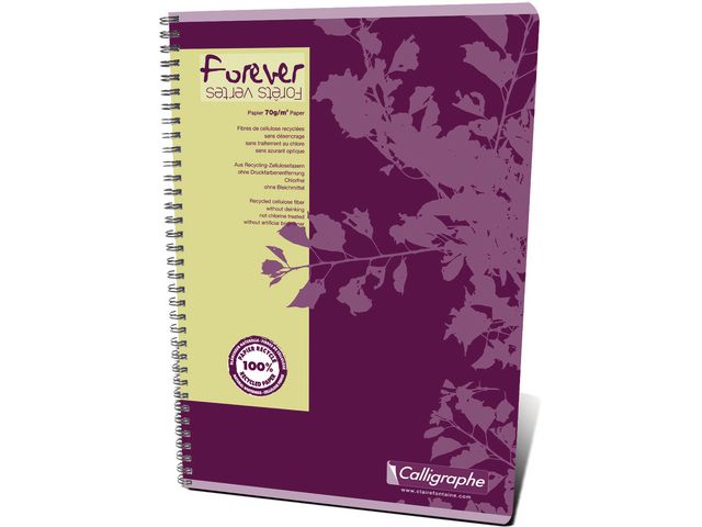 Schrift Forever A4 reycl lijn 90p/pk5