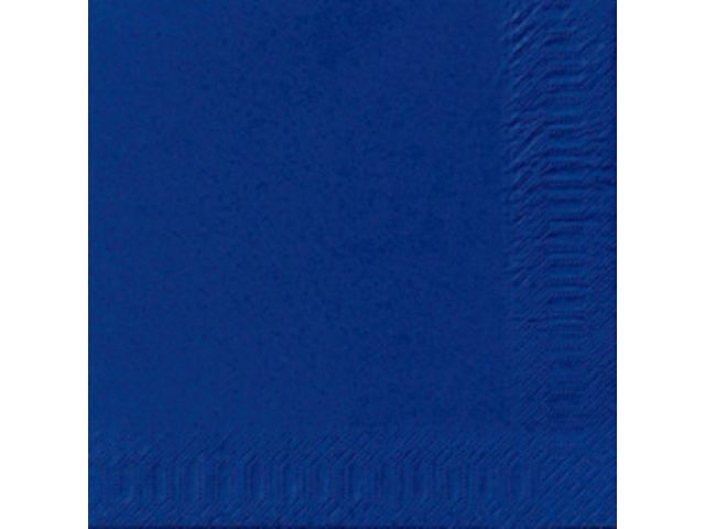 Servet Duni 33x33cm 3lgs d. blauw/pk125