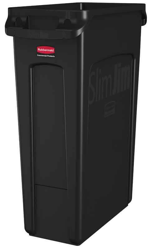 Slim Jim met luchtsleuven 87 ltr, Rubbermaid